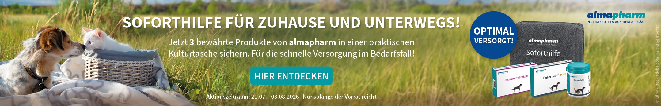 almapharm Soforthilfe für zuhause und unterwegs